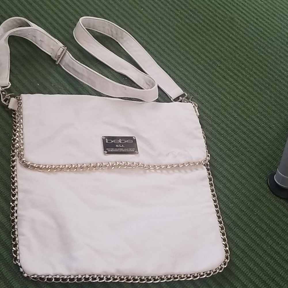 White Bebe Crossbody